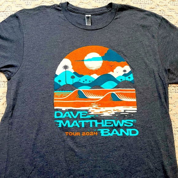 Next Level Apparel Other - 🎸 '24 Dave Matthews Band DMB Liquid Blue Ocean Soft 2 Side Tour UNWORN Soft Tee